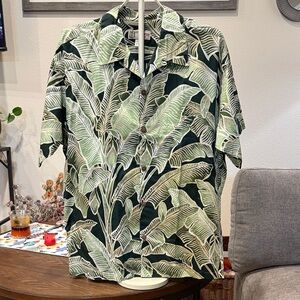 Pataloha Tropical Leaf Print Men's Shirt